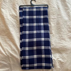 Lands End plaid scarf